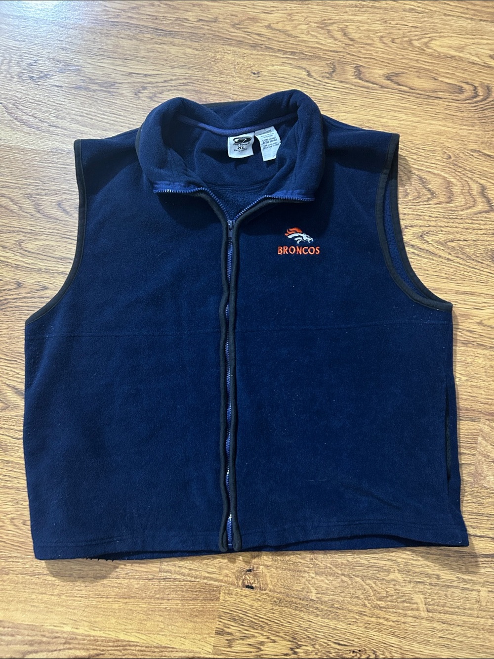 Denver Broncos Fleece Zip Vest